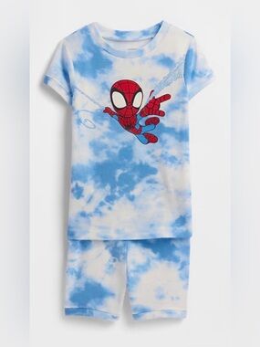 NWT babyGap | Marvel Spider-Man 100% Organic Cotton PJ Short Set 18-24 mos & 2t